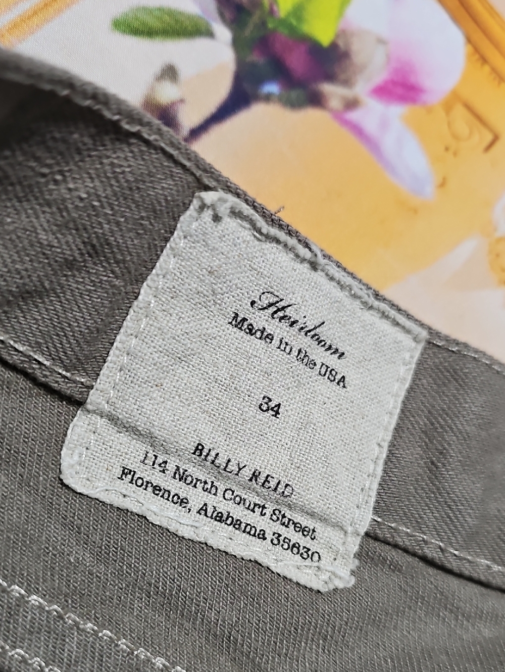 Billy Reid Heirloom Tan Jeans Size 34 Short - Picture 3 of 6